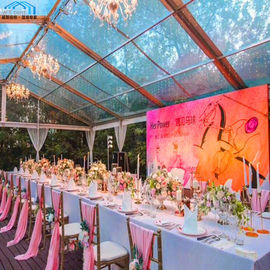 Feuerverzögernde PVC-Dach-Bedeckung Doppeltes des Hochzeits-Zelt-freien Raumes im Freien