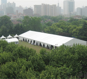 200 Menschen enormes Hochzeits-Zelt-im Freien feuerverzögernde Dach-Neigung 18 Grad
