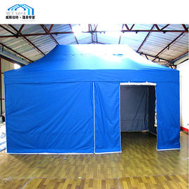 Blau kundengebundenes sofortiges faltendes Zelt, wasserdichte Messe knallen oben Zelte