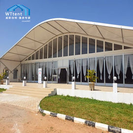 Luxus-Bogen-Zelt PVC-Textilverpackungs-Dekorations-Dach, das Sitzer 1000 zeichnet