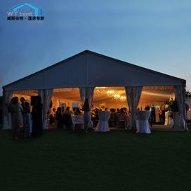 Kommerzielle weiße Hochzeits-Überdachungs-Zelt-Doppeltes PVC-Gewebe-Dach-Abdeckung