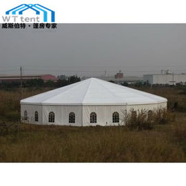 Kommerzielles multi mit Seiten versehenes Zelt/sechseckiges Festzelt im Freien mit Glaswänden