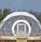 Romantisches großes Zelt-Glasfenster-Doppeltes PVC-Gewebe der geodätischen Kuppel