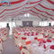 Rotes riesiges Hochzeits-Zelt-im Freien beständiger Urlaubsparty-UVgebrauch