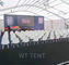 Transparente gebogene Festzelt-Zelt-windundurchlässige Abdeckungs-Spannen-Größe 12m - 40m