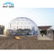 Abdeckung der 30m Stahl-geodätischen Kuppel, flammhemmende Handelshauben-Zelte