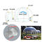 Transparentes aufblasbares Blasen-Zelt für Campingplatz im Freien mit Luft-Gebläse