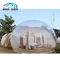 6m aufblasbares Zelt geodätischer Kuppel im Freien transparente PVC-Abdeckung 80 - 100km/H Windload