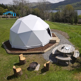 Glamping-Zelt-Glastür-System der 360 Grad-kleines geodätischen Kuppel