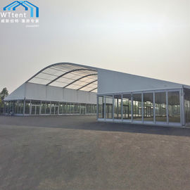 Transparentes gewölbtes Dach Fenster Bogen Zelt mit festen Seitenwänden